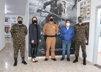 Prefeito de Goioerê vem a Campo Mourão conhecer e buscar informações sobre o Tiro de Guerra