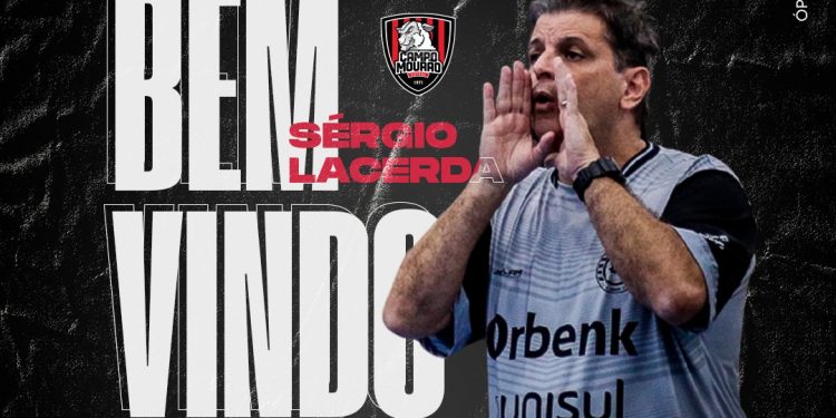 Bicampeão de Liga Nacional e melhor técnico do Brasil em 2018 e 2019, Sérgio Lacerda assume o Campo Mourão Futsal