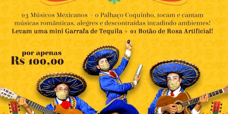 Sou Arte: Show delivery Os Mariachis para o Dia dos Namorados