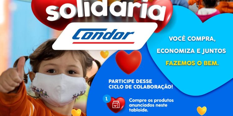 Clientes já podem participar da Campanha Solidária Condor, que ajudará 25 instituições do PR e SC