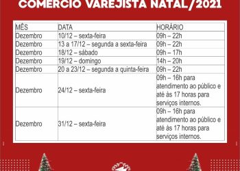 Natal: Comércio de Campo Mourão abre à noite, a partir desta sexta-feira