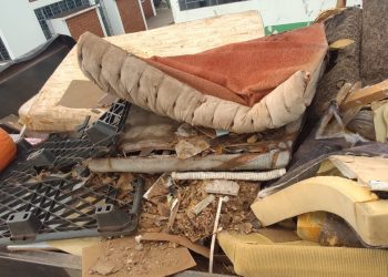 SEAMA coletou resíduos volumosos e eletrônicos para correta destinação