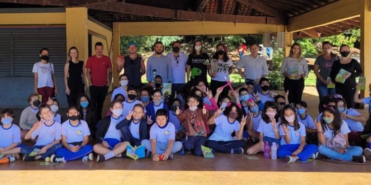 Atividades com alunos marcam Dia Mundial da Água no Parque do Lago