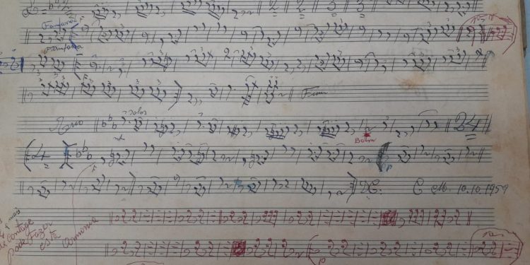 Descoberta partitura de 1959 de Leoni di Biagio que homenageia Campo Mourão