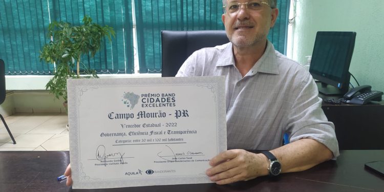 Campo Mourão conquista etapa estadual do Prêmio Band Cidades Excelentes