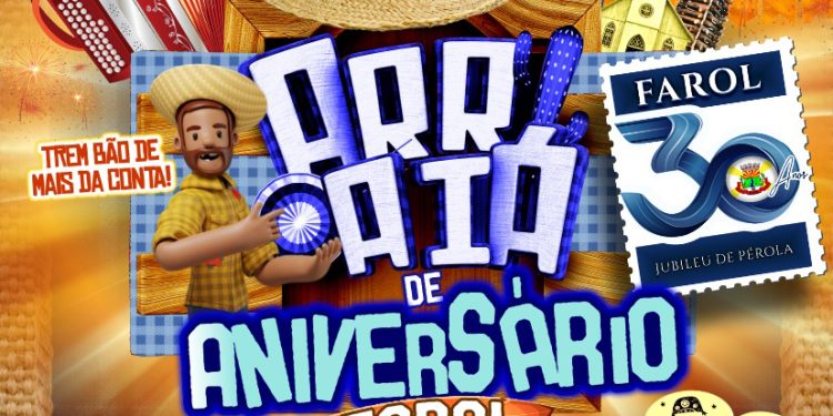 Arraiá de Aniversário com Missa, Barracas Típicas e Show marcam os 30 anos de Farol