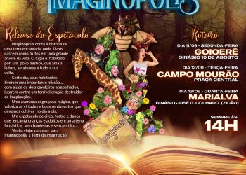 Associação Sou Arte leva espetáculo gratuito a três municípios em setembro