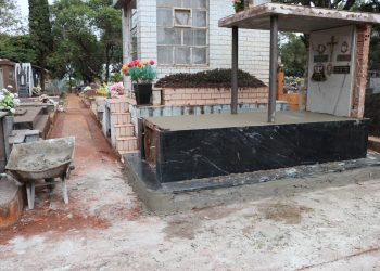 Obras no Cemitério para Dia de Finados só até sexta-feira, dia 27