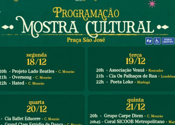 Três shows marcam a abertura da Mostra Cultural nesta segunda-feira