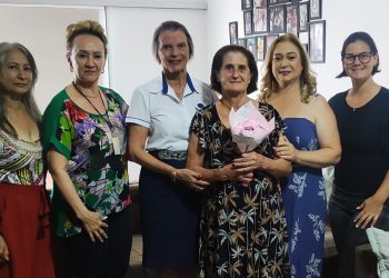 Homenagem a Tereza Pazini em evento da Cmeg/Campo Mourão