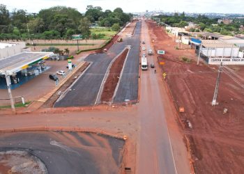Duplicação da entrada da cidade está com cerca de 40% concluída