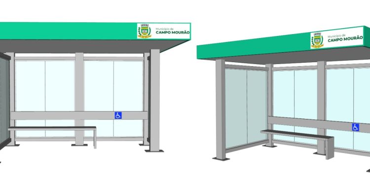 20 novos pontos de ônibus serão substituídos na área central