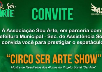 “Circo Ser Arte Show”, nesta sexta-feira, no Cidade Nova
