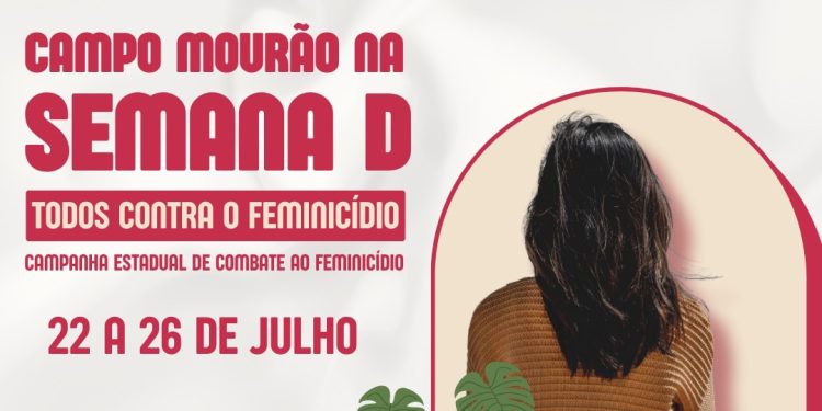 Campo Mourão na campanha de combate ao feminicídio