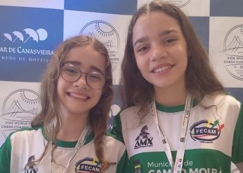 Irmãs Gêmeas de Campo Mourão participaram do Campeonato Mundial de Xadrez da Juventude em Florianópolis