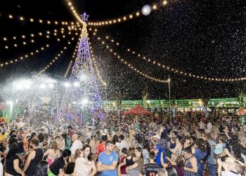 Muita “neve”, este ano, no Natal Cultural de C. Mourão