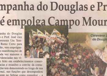 Após 20 anos da primeira candidatura, Douglas toma posse como prefeito de Campo Mourão