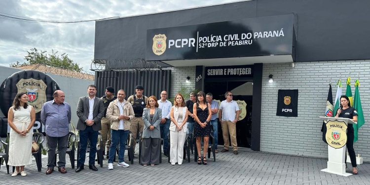 Novos espaços: após reforma, PCPR reinaugura Delegacia de Peabiru