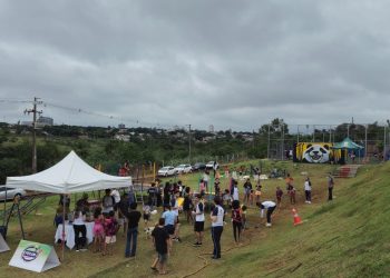 ”Rua de Lazer” reúne crianças em tarde de diversão e integração no Jardim Fortunato Perdoncini