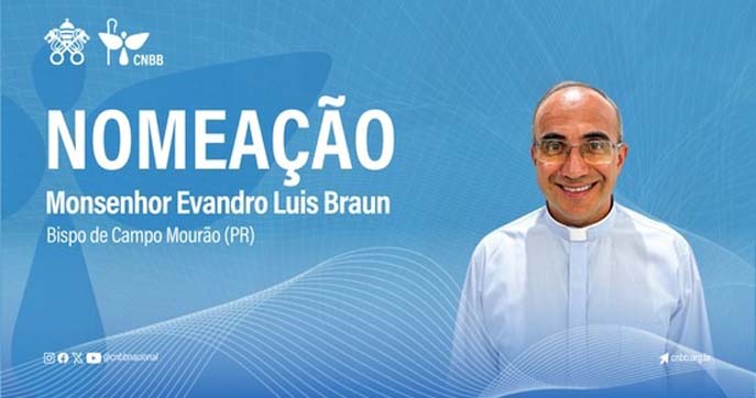 Papa Francisco nomeia bispo para a diocese de Campo Mourão, no Paraná