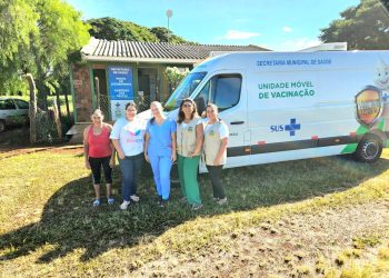 Unidade Móvel de Vacinação aplicou 500 doses em Campo Mourão no mês de março