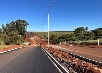 Obra da Avenida João Batista Salvadori atinge 75% de execução e entra na fase final com urbanização e travessia sobre o Rio KM 119