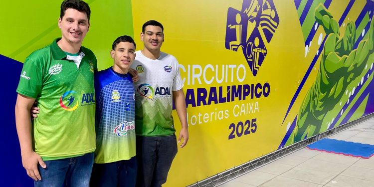 Atletas de Campo Mourão participam da 1ª Fase Nacional de Natação Paradesportiva em São Paulo