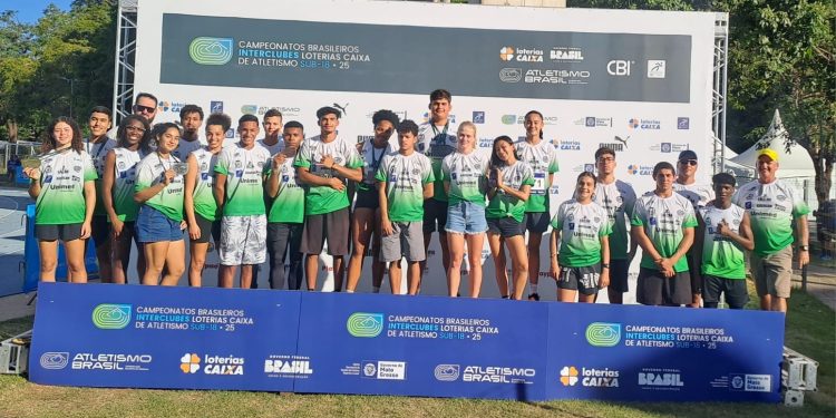 Equipe de Campo Mourão é vice-campeã geral do Brasileiro Sub-18 de Atletismo