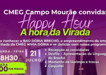 Hoje tem Happy Hour da Cmeg