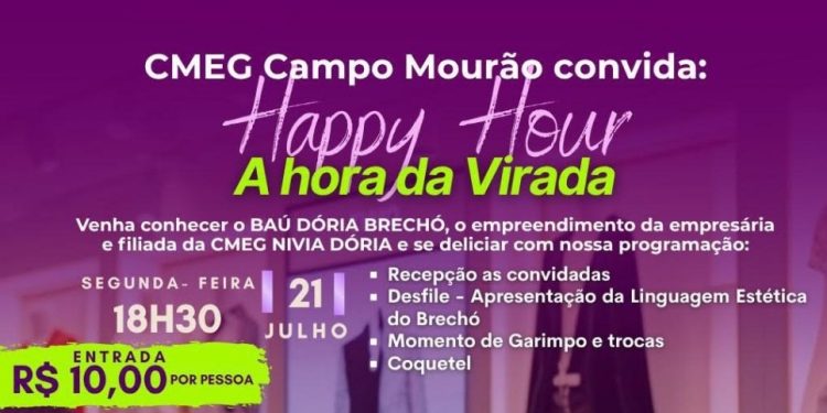 Hoje tem Happy Hour da Cmeg