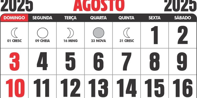 Hoje é Dia: datas, fatos e feriados de agosto de 2025