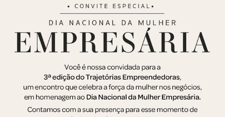 Evento em Campo Mourão no Dia Nacional da Mulher Empresária
