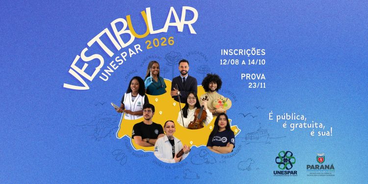 Inscrições para o Vestibular 2026 da Unespar seguem até 14 de outubro