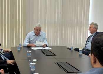 Comitiva de juízes federais visita prefeito Douglas Fabrício em Campo Mourão