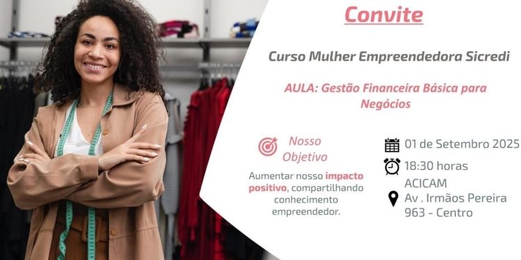Sicredi/Acicam: Mulher Empreendedora na segunda-feira