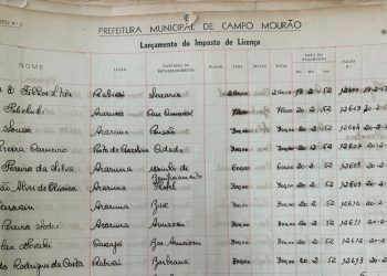 Museu de Campo Mourão recebe livro histórico de alvarás da década de 1950