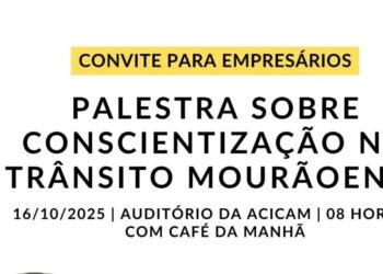Palestra: “Conscientização no trânsito”, nesta quinta-feira, na Acicam