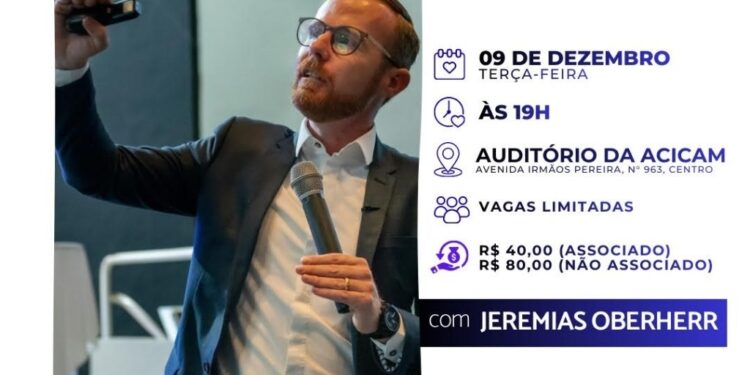 “A Fantástica Arte de Vender” será tema de palestra na Acicam
