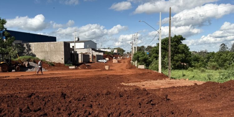 Prefeitura de Campo Mourão atinge 92% de conclusão das obras de pavimentação no Parque Industrial