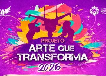Sou Arte: Matrículas estão abertas para o projeto “Arte que Transforma”