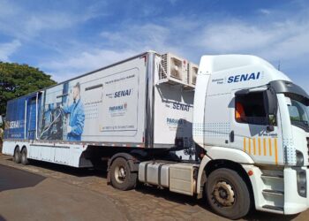 Campo Mourão oferece curso de manutenção elétrica e industrial em carreta do Qualifica Paraná