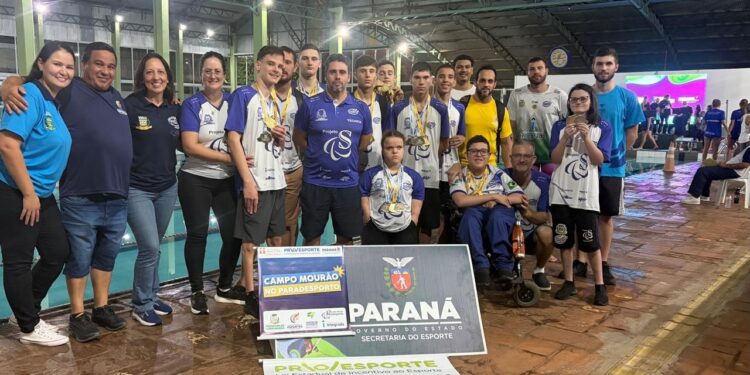 Campo Mourão conquista 7º lugar geral e se destaca na natação nos Jogos Paradesportivos do Paraná