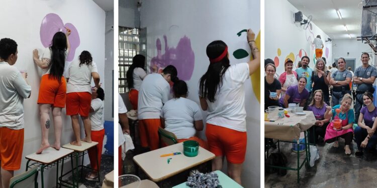 Delegacia: Realizada mais uma etapa do projeto “Cor & Vida – Traços de Liberdade”