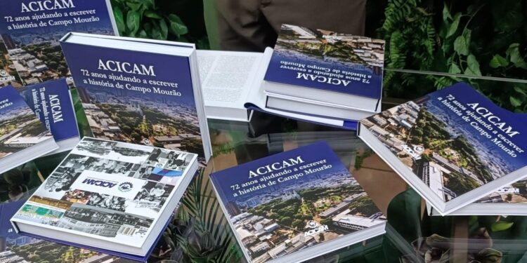 Livro relata os 72 anos da Acicam