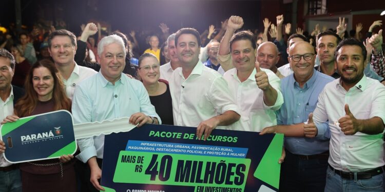 Governador autoriza mais de R$ 40 milhões em investimentos para Campo Mourão