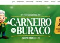 Programação da Festa Nacional do Carneiro no Buraco está disponível no site oficial