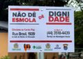 Campanha pede para não dar esmolas a pessoas em situação de rua