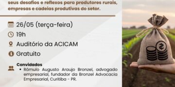 Campo Mourão: “Desafios e Perspectivas do Agro na Reforma Tributária” no dia 26