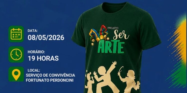 Ser Arte: Sou Arte entrega uniformes de projeto no Fortunato Perdoncini