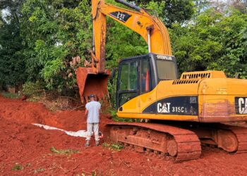 Prefeitura de Campo Mourão inicia implantação de rede de drenagem no Distrito de Piquirivaí